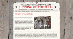 Desktop Screenshot of bullbalcony.com